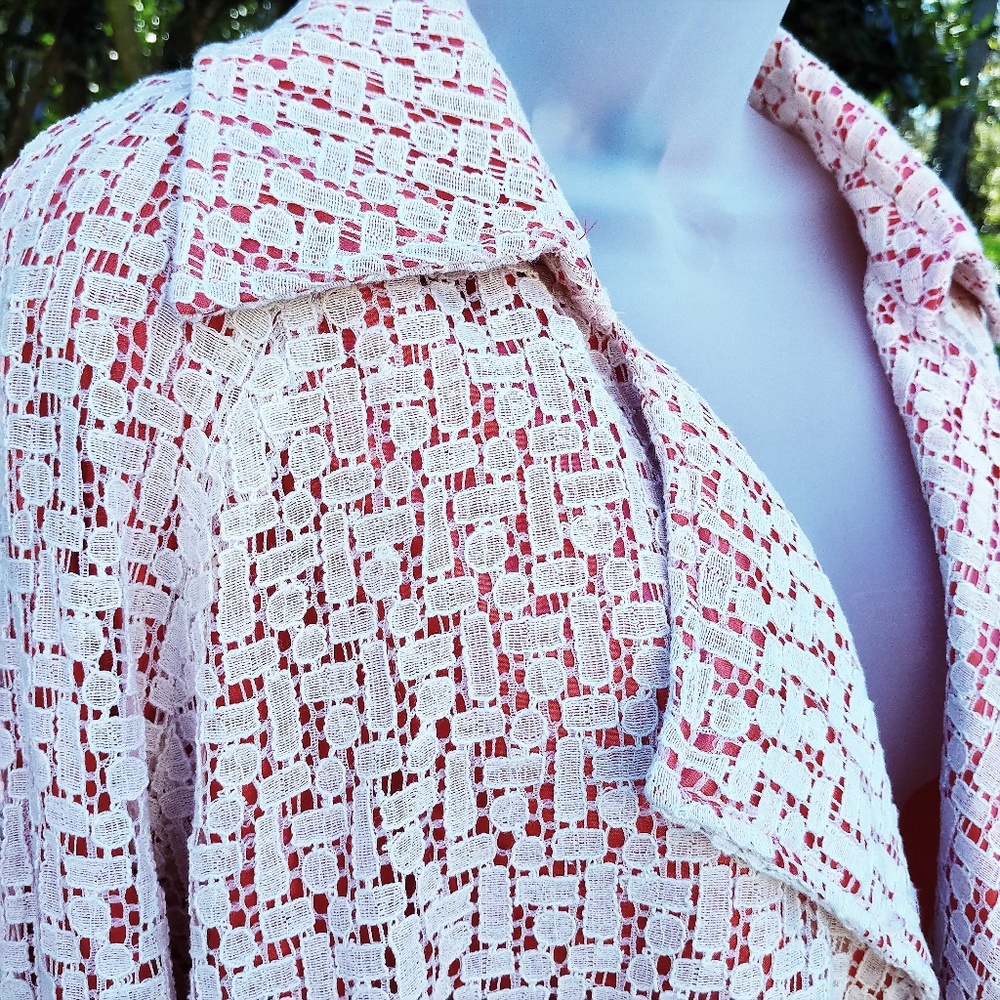 Lace Overlay Jacket by Spiegel EUC 12 - Picture 3 of 7